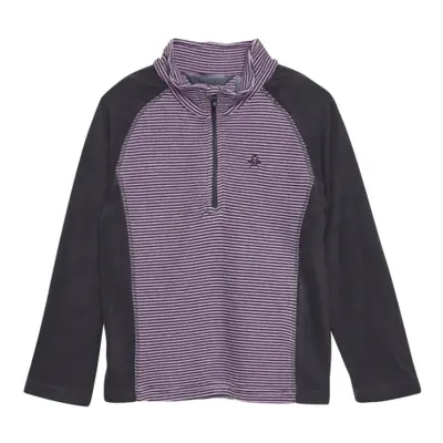 Lányok sípolár kabát COLOR KIDS Fleece Pulli - Striped, violet tulle