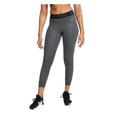 Női leggings NIKE W NIKE PRO DF MR 7 8 TIGHT AOP-FN4154-060-ANTHRACITE