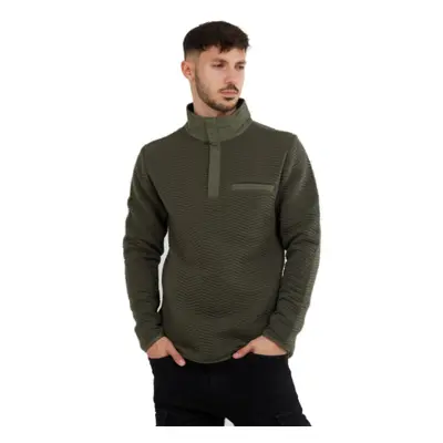 Férfi pulóver FUNDANGO Vertigo Sweatshirt-590-oliv