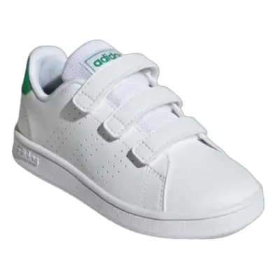 Gyerek szabadidős lábbelik ADIDAS Advantage Court K cloud white green core black