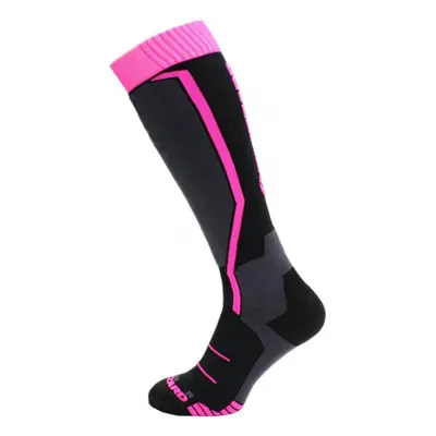 Gyermek sízokni (zokni) BLIZZARD Viva Allround ski socks junior black anthracite magenta