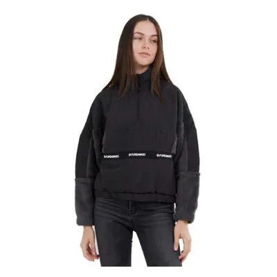 Dámska flisová mikina FUNDANGO Calypso Hybrid Pullover-890-black