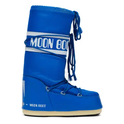 Gyermek magas téli csizma MOON BOOT ICON NYLON, 075 electric blue