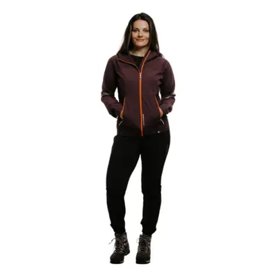 Dámska turistická softshellová bunda NORTHFINDER DONNA-481-plum