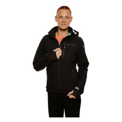 Női túra softshell kabát EVERETT ShellQa jckt W black