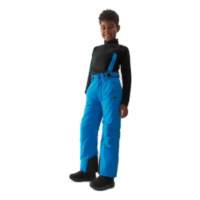 Fiú sínadrág 4F JUNIOR TROUSERS FNK-JAW23TFTRM358-35S-TURQUOISE