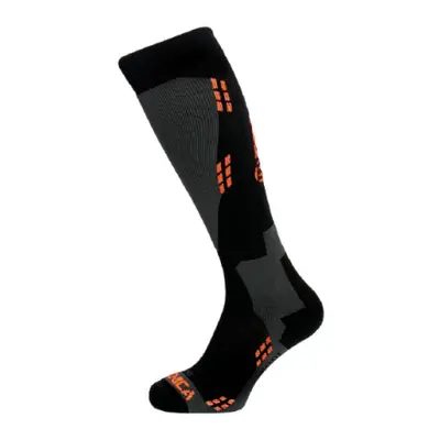 Sí térdzokni (zokni) TECNICA Wool ski socks, black orange