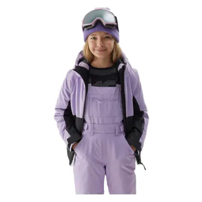 Lány sídzseki 4F JUNIOR TECHNICAL JACKET-JAW23TTJAF292-52S-LIGHT VIOLET