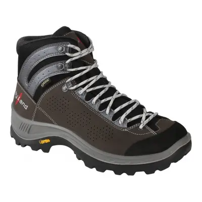 Férfi túracipő magas KAYLAND IMPACT GTX ANTHRACITE GREY