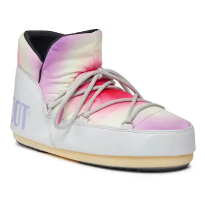 Női téli bokacsizma MOON BOOT Pumps Tie Dye glacier grey