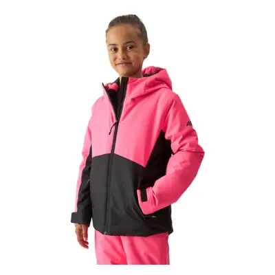 Lány sídzseki 4F JUNIOR TECHNICAL JACKET-JAW23TTJAF292-55N-HOT PINK NEON