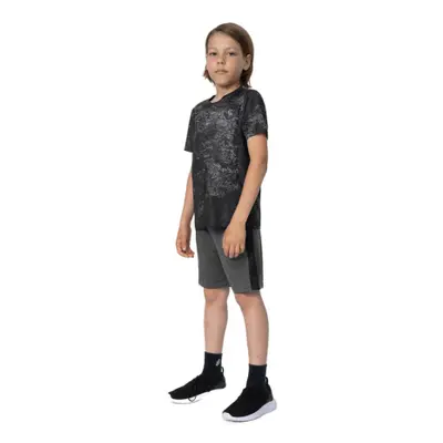 Fiú edzés rövidnadrág 4F JUNIOR SHORTS FNK M153-23M-DARK GREY MELANGE