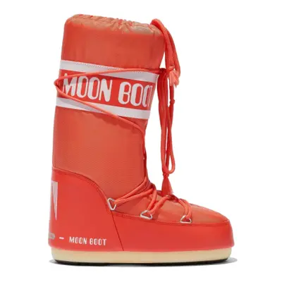 Lányok magas téli csizma MOON BOOT Icon Nylon Jr coral