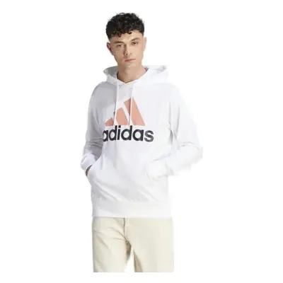 Férfi edzőpulóver kapucnival ADIDAS M BL SJ HD-IJ8573-white