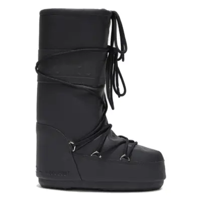 Női magas téli csizma MOON BOOT ICON RUBBER, 001 black