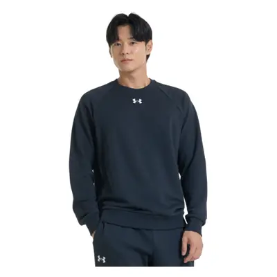 Hőszigetelt férfi pulóver UNDER ARMOUR UA Rival Fleece Crew-BLK I