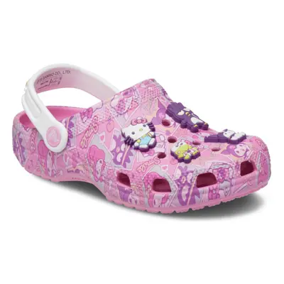 Lányok crocs (rekreációs lábbeli) CROCS Classic Hello Kitty Clog pink