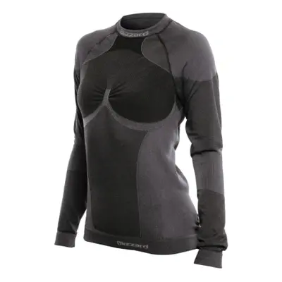 Női termikus póló hosszú ujjal BLIZZARD W2W Essential long sleeve, grey