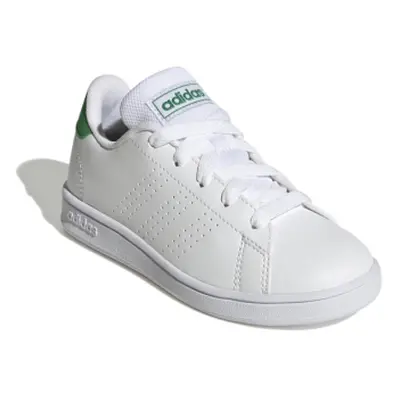 Junior szabadidős lábbelik ADIDAS Advantage Court Jr cloud white green core black