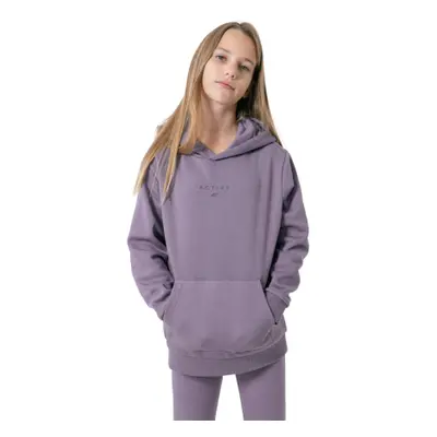 Lány kapucnis pulóver 4F JUNIOR GIRLS SWEATSHIRT JBLD003-51S-VIOLET