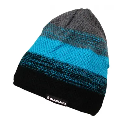 Téli sapka BLIZZARD Cube black blue grey