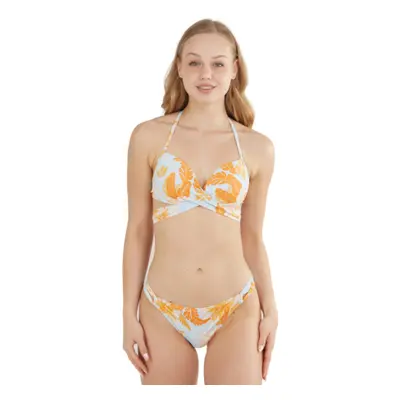 Női fürdőruha FUNDANGO Lola Twisted Top-265-soft orange