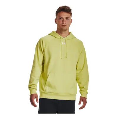 Hőszigetelt kapucnis férfi pulóver UNDER ARMOUR UA Rival Fleece Hoodie-YLW