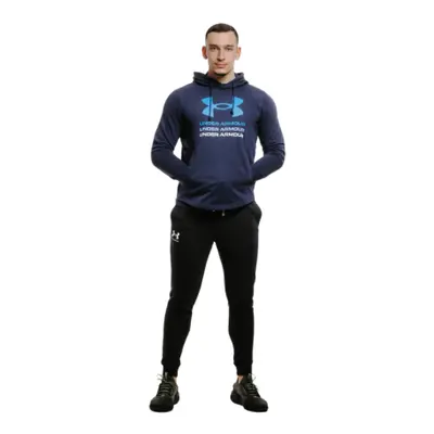 Férfi kapucnis pulóver UNDER ARMOUR UA Rival Terry Graphic Hood-BLU