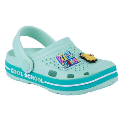 Lányok crocs (rekreációs lábbeli) COQUI Lindo + Amulet light mint turquoise