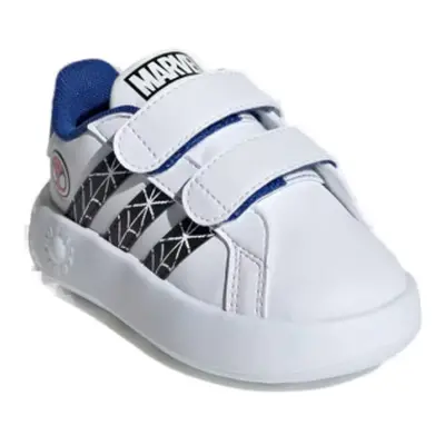 Fiú szabadidő cipő ADIDAS Grand Court 2.0 Spider-Man CF I white core black royal blue