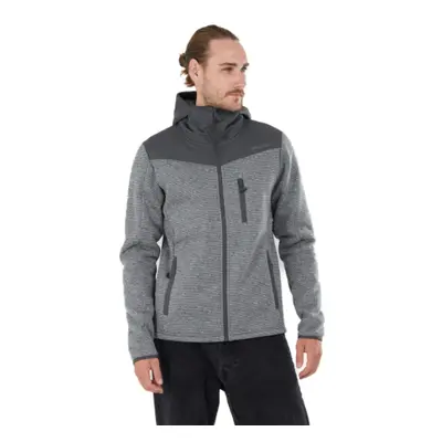 Férfi pulóver cipzárral FUNDANGO Ashford Insulated Fleece Jacket-745-grey heather