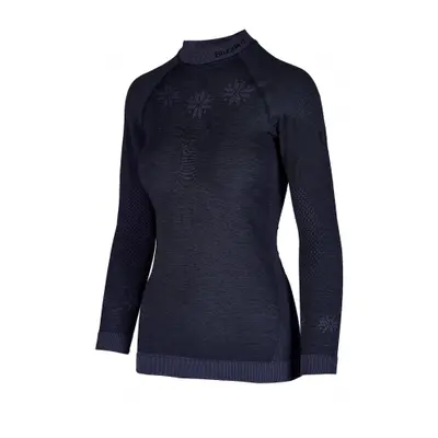 Női termikus póló hosszú ujjal BLIZZARD SHORT CUT-Viva long sleeve, merino wool, anthracite-20 2