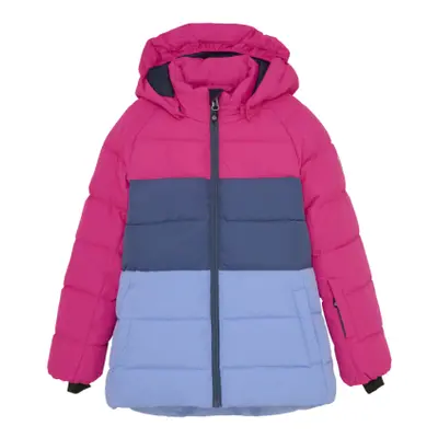 Lány sídzseki COLOR KIDS Ski Jacket - Colorblock -Quilt-741722.5381-Pink Glo