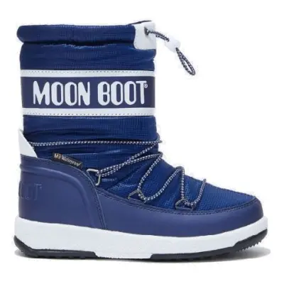 Fiúk magas téli csizma MOON BOOT Boy Sport blue