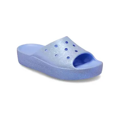 Női papucs (strandcipő) CROCS Classic Platform Glitter Slide W moon jelly