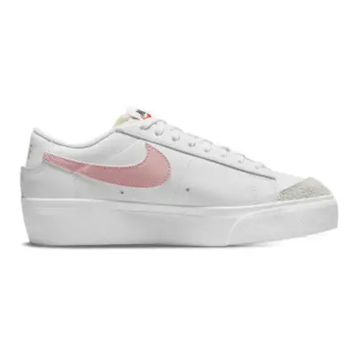 Dámska vychádzková obuv NIKE Blazer Low Platform white summit white black pink glaze