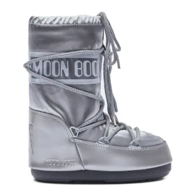 Junior magas téli csizma MOON BOOT MB ICON GLANCE -JR-H001 SILVER