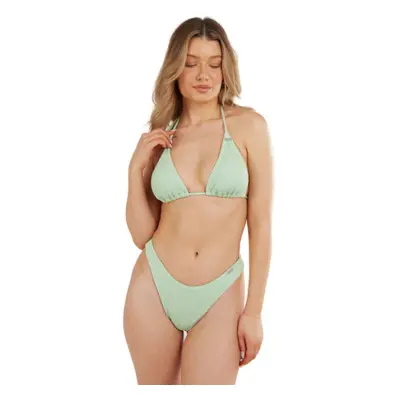 Dámske plavky vrchný diel FUNDANGO Innisfil Triangle Jacquard Top-521-pool green