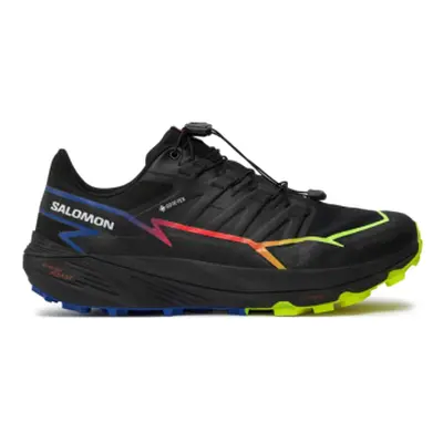 Férfi futócipő SALOMON ThunderCross GTX Blue Fire black surf the web safety yellow