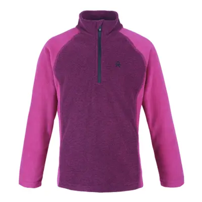 Lányok sípolár kabát COLOR KIDS Fleece pulli, striped, festival fuchsia