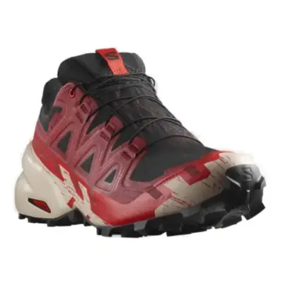 Férfi futócipő SALOMON Speedcross 6 GTX black red dalhia poppy red