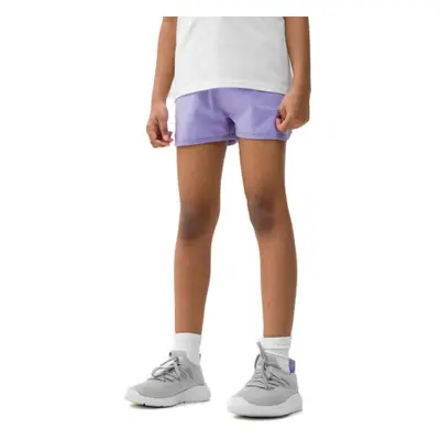 Lány tréningruha rövidnadrág 4F JUNIOR SHORTS CAS-4FJWSS24TSHOF280-52S-LIGHT VIOLET