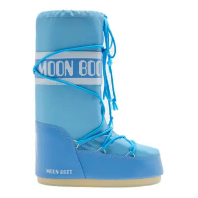 Női magas téli csizma MOON BOOT MB ICON NYLON F004 ALASKAN BLUE