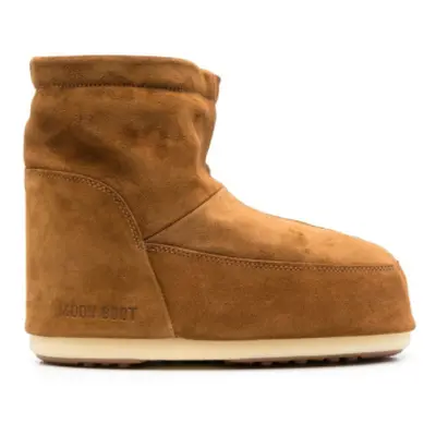 Téli bokacsizma MOON BOOT ICON LOW NOLACE SUEDE, 002 cognac