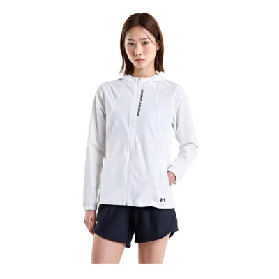 Női futókabát UNDER ARMOUR UA OutRun the STORM Jacket-WHT