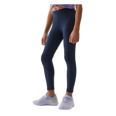 Lányok leggings 4F JUNIOR TIGHTS-4FJWSS24TTIGF130-31S-NAVY