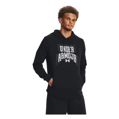 Hőszigetelt kapucnis férfi pulóver UNDER ARMOUR UA Rival Terry Graphic HD-BLK