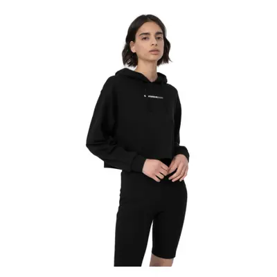 Női kapucnis pulóver 4F SWEATSHIRT F249-20S-DEEP BLACK