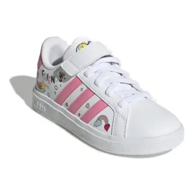 Lányok szabadidős cipők ADIDAS Grand Court Minnie Mouse EL K cloud white bliss pink grey