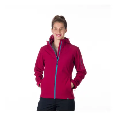 Női túra softshell kabát NORTHFINDER JEANNE-510-cherry